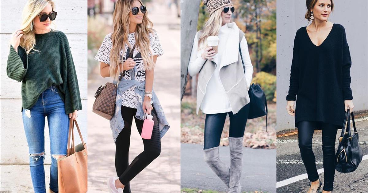 4 formas de llevar leggins en looks elegantes este otoño – Nueva Mujer