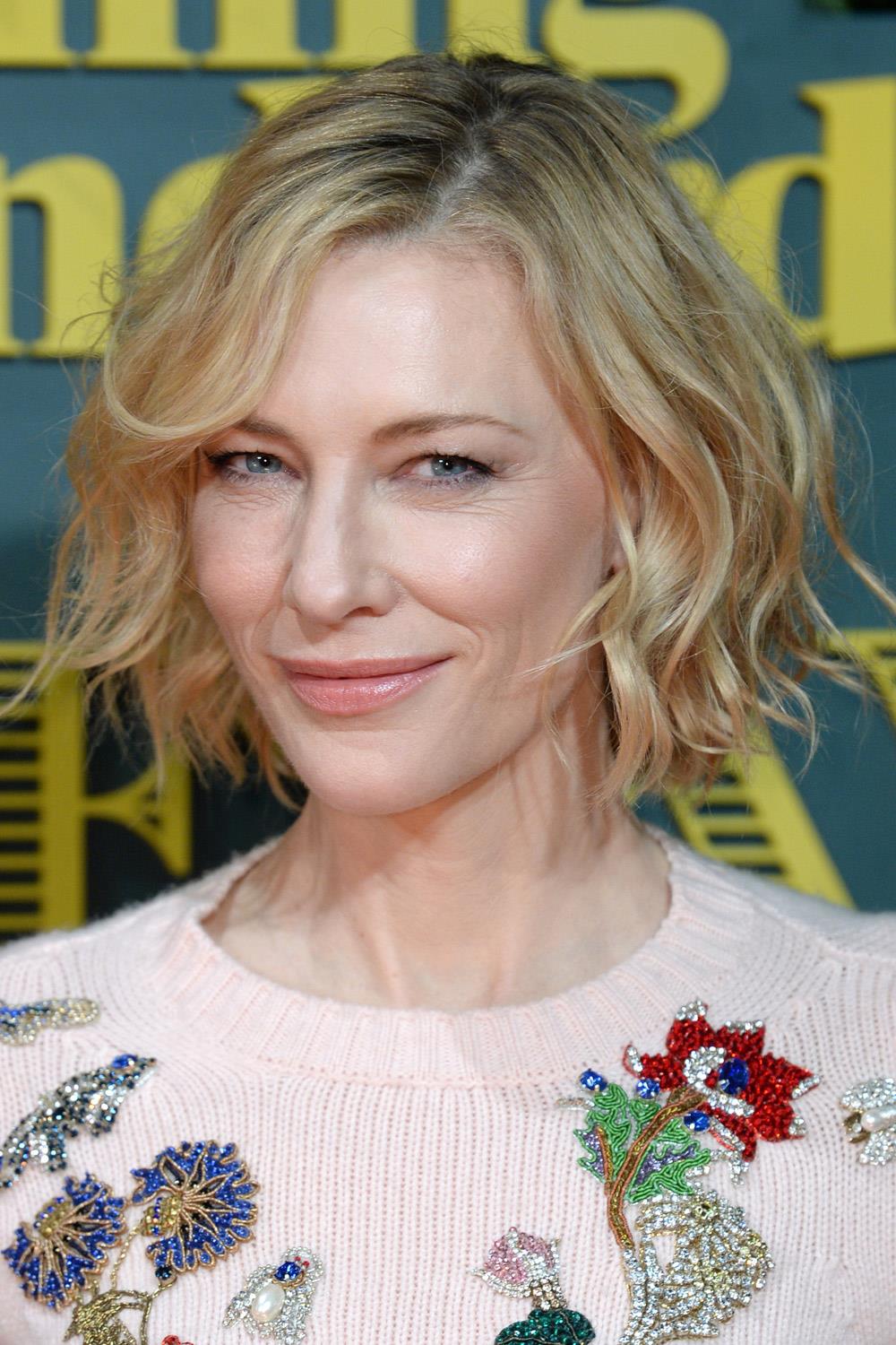 corte pelo a capas famosas Cate Blanchett