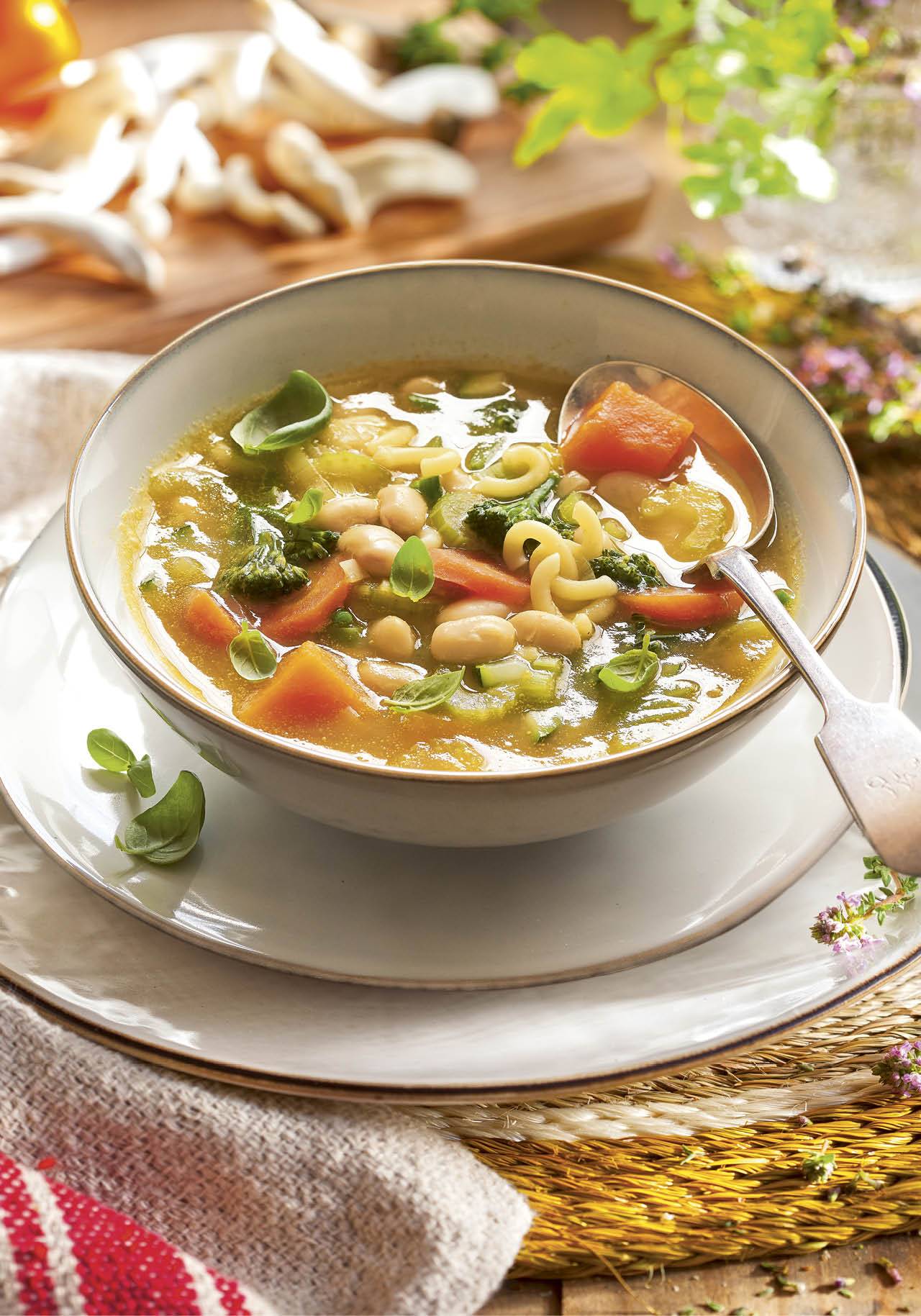 recetas faciles sanas con antelacion sopa de verduras minestrone