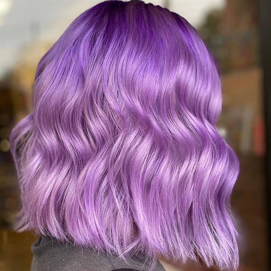 Purple pearl hair: el color de pelo lila más tendencia del 2021