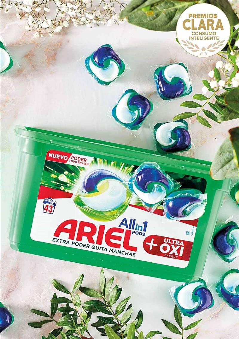 Mejor detergente Ariel Allin1 PODs Oxi