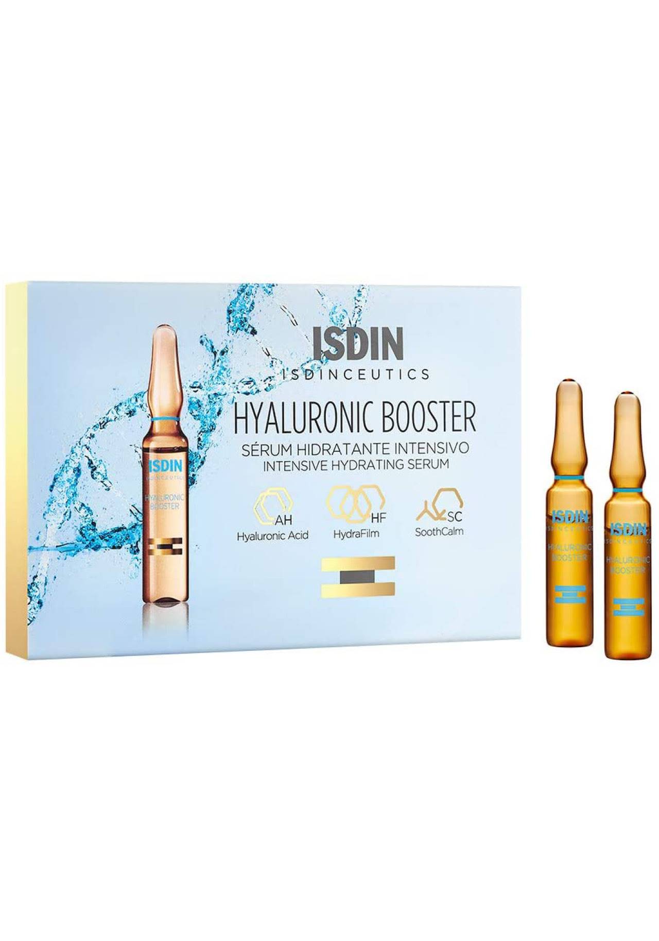 Cremas con a´cido hialuro´nico: Isdinceutics Hyaluronic Booster 10 ampollas de Isdin