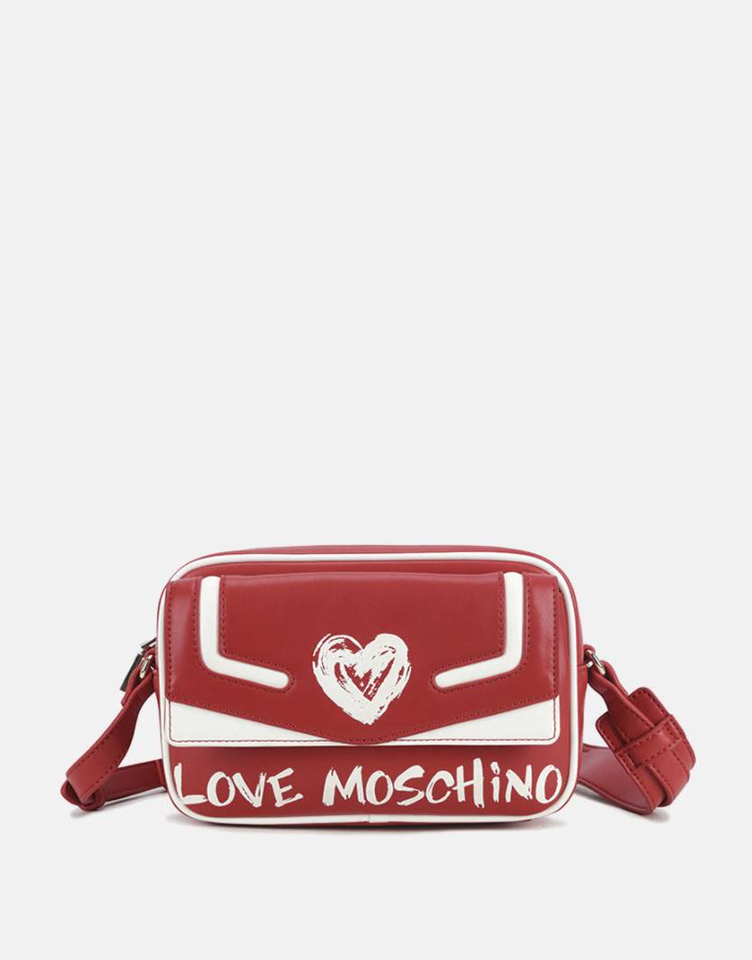 Bandolera roja print de Love Moschino