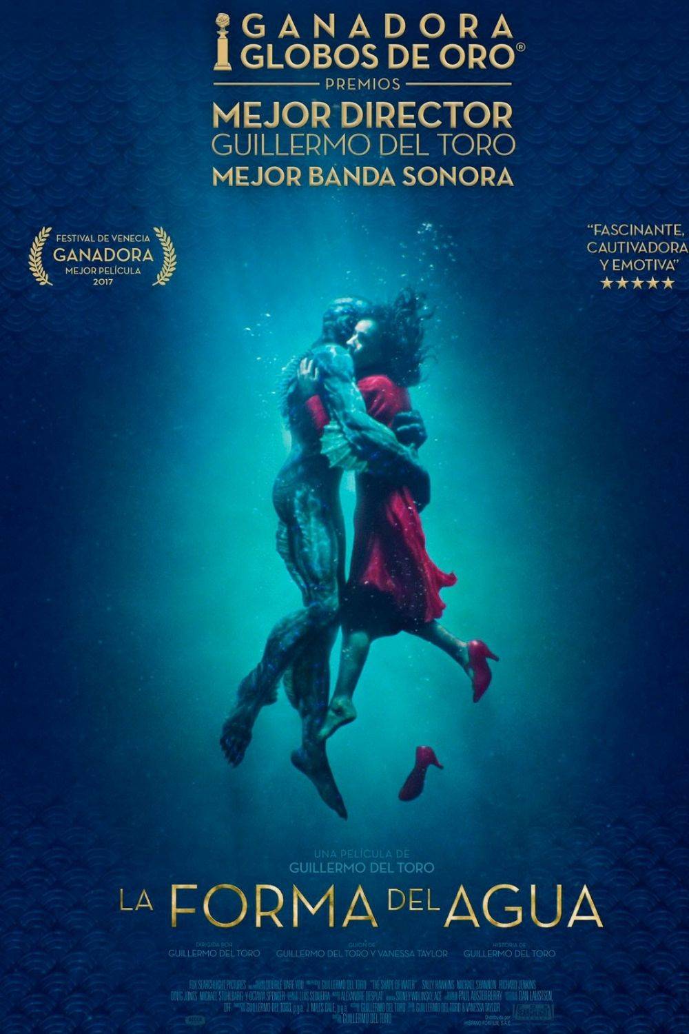 Película de amor y drama - La forma del agua (2017)