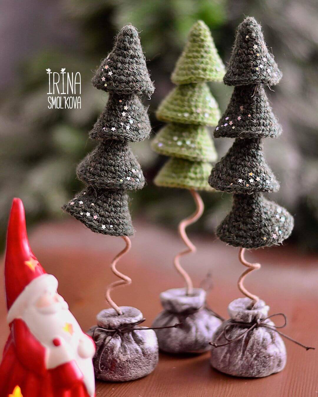 Cómo decorar el árbol de Navidad crochet smolkovadesign