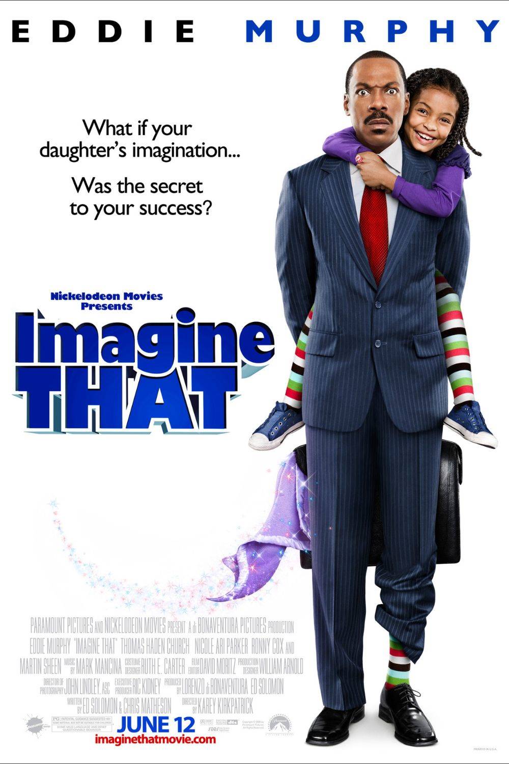 Películas familiares de Netflix: Imagine that (2009)