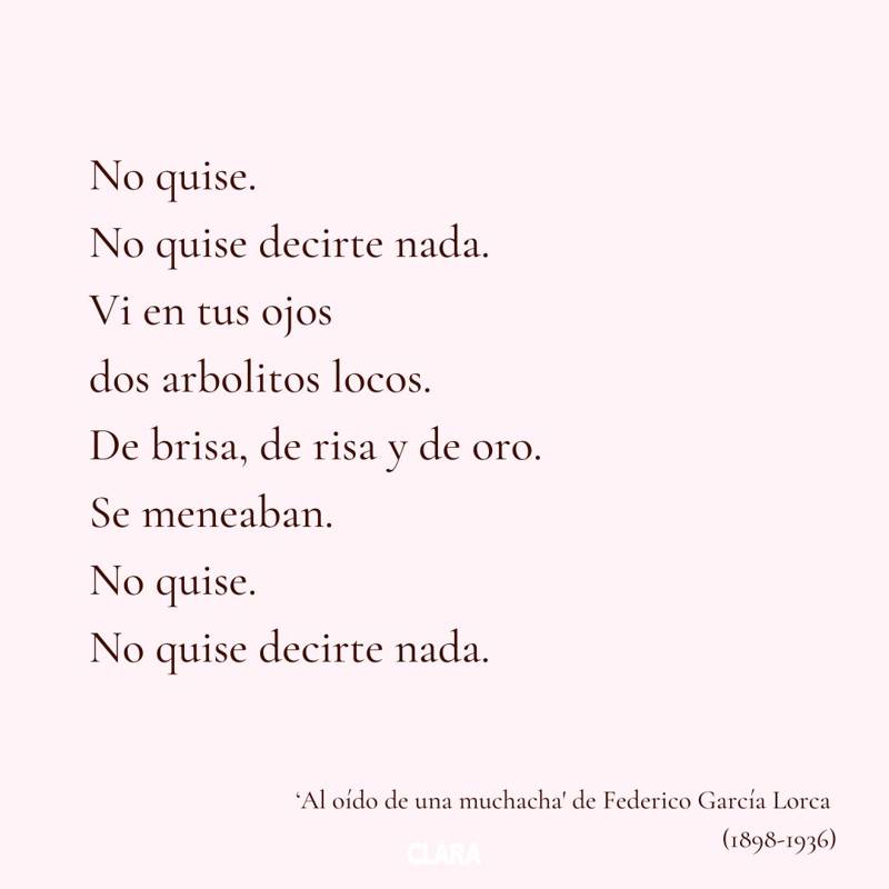Poemas cortos en español