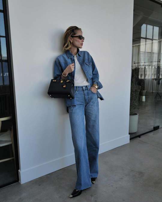 Cómo vestir elegante con vaqueros en 2025: 10 looks básicos y modernos ...