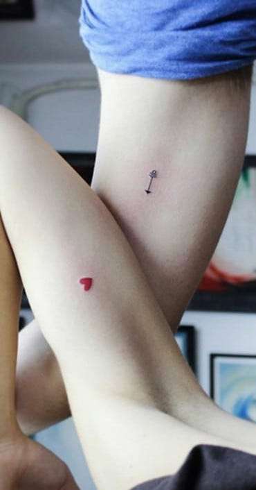Tatuajes para pareja discretos