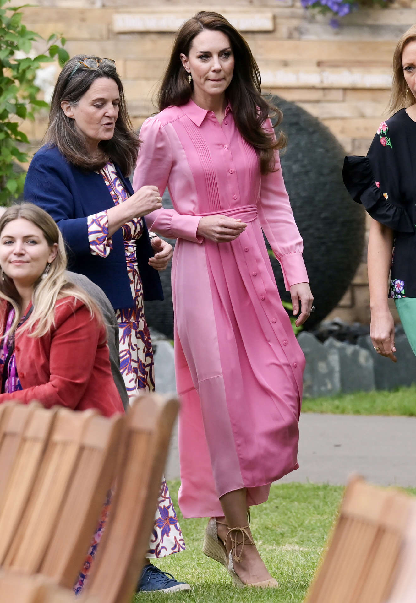 Kate Middleton con alpargatas. 