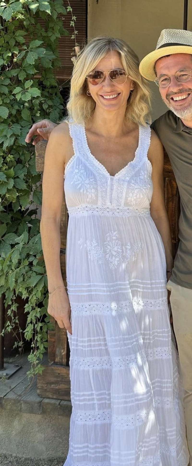 Susanna Griso vestido blanco