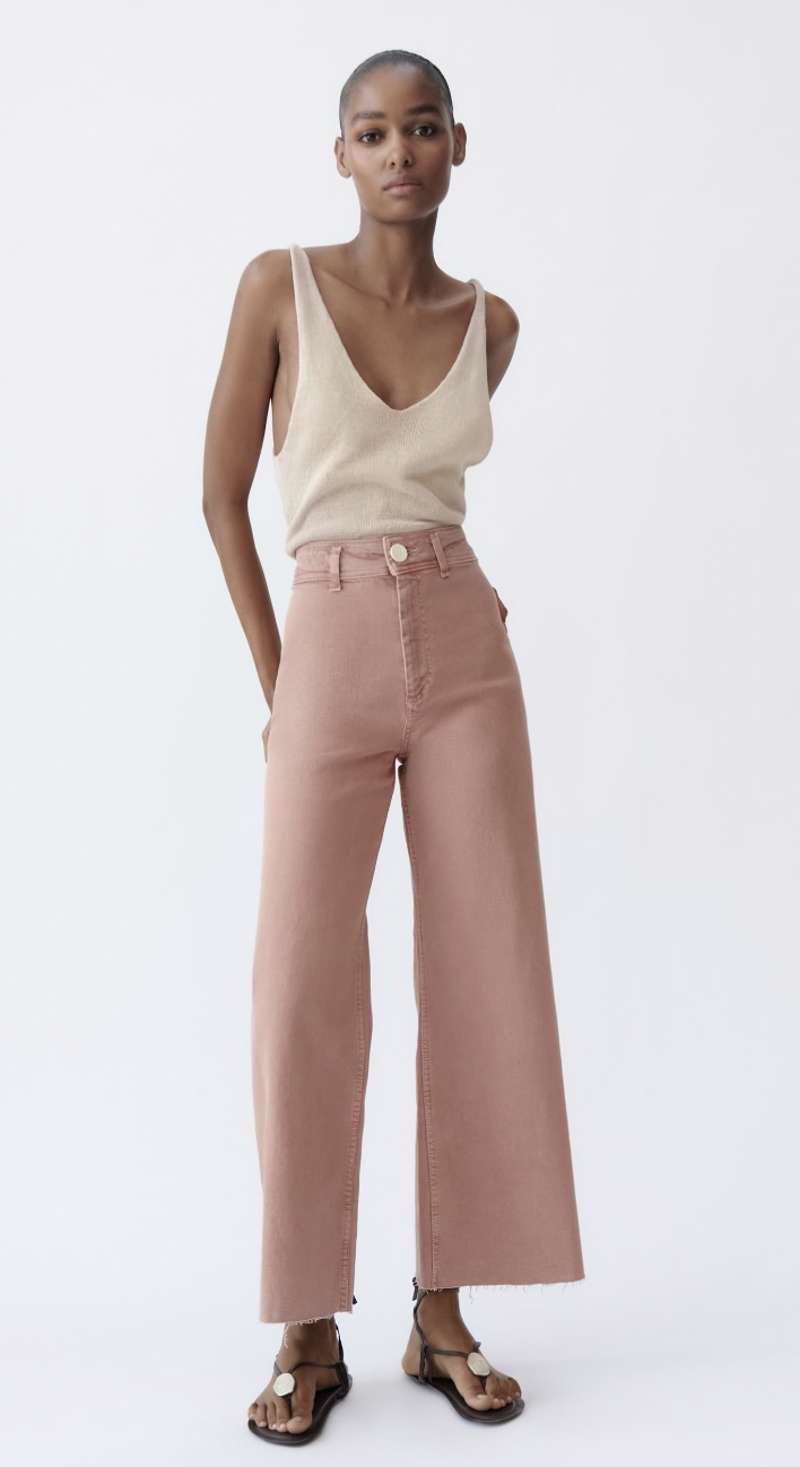 Jeans culotte de Zara