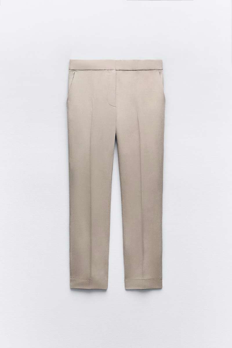 10 pantalones beige elegantes de Zara, Mango y H&M para vestir con lujo  silencioso en otoño