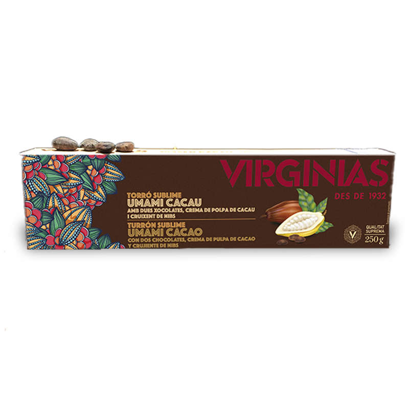 Virginias: Turrón Sublime Umami Cacao 