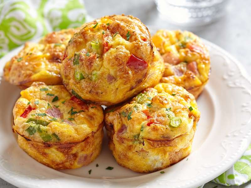 Desayuno airfryer: muffins de verduras