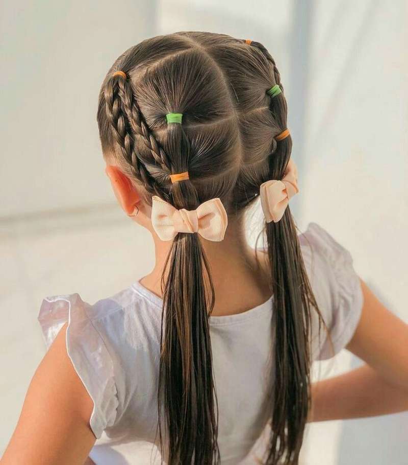 Peinados con trenzas para niñas fáciles y sencillos