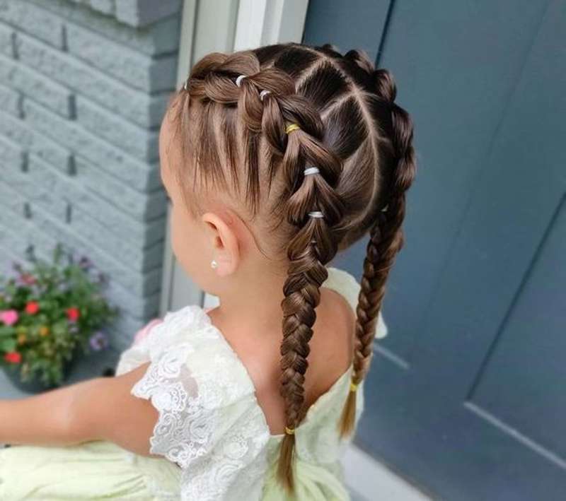 Cuatro ideas de peinados para hacerle a tu niña