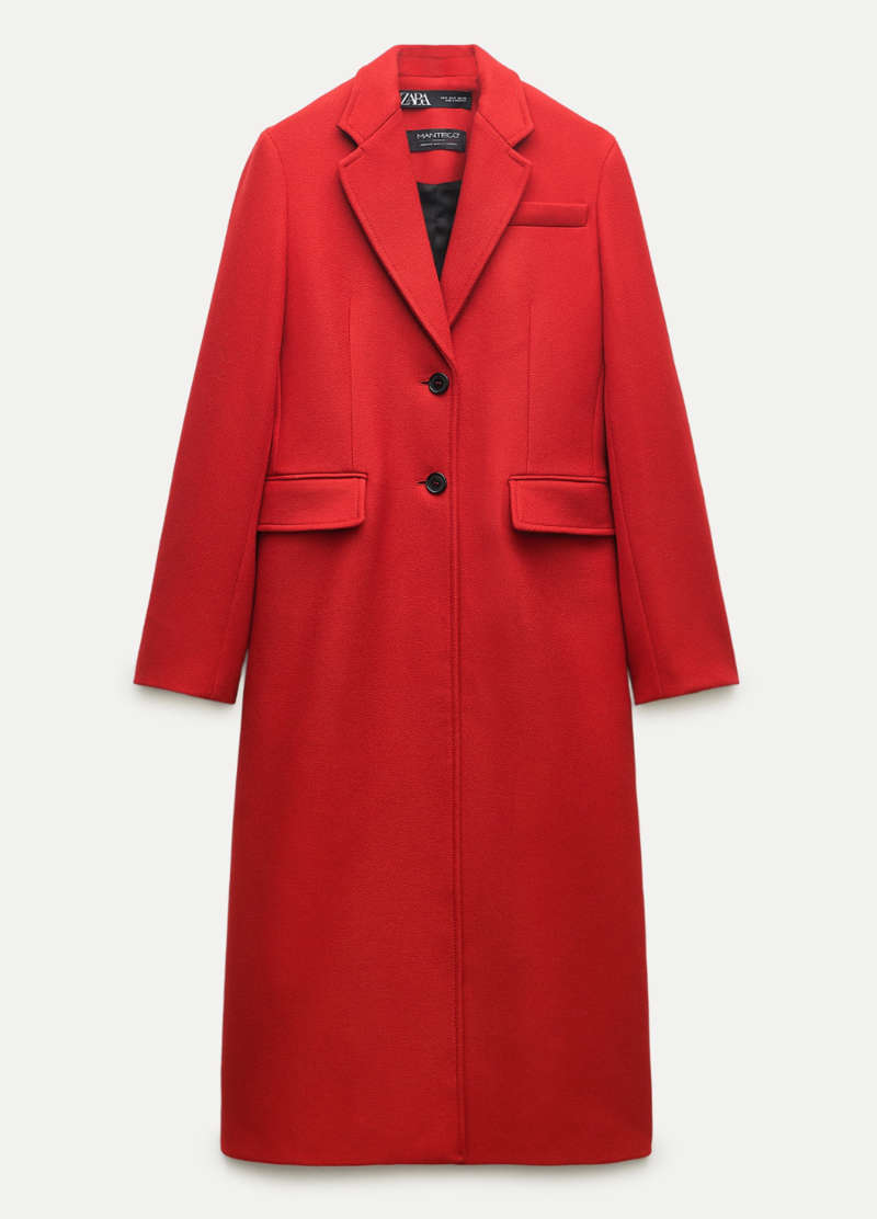 Abrigo rojo de Manteco