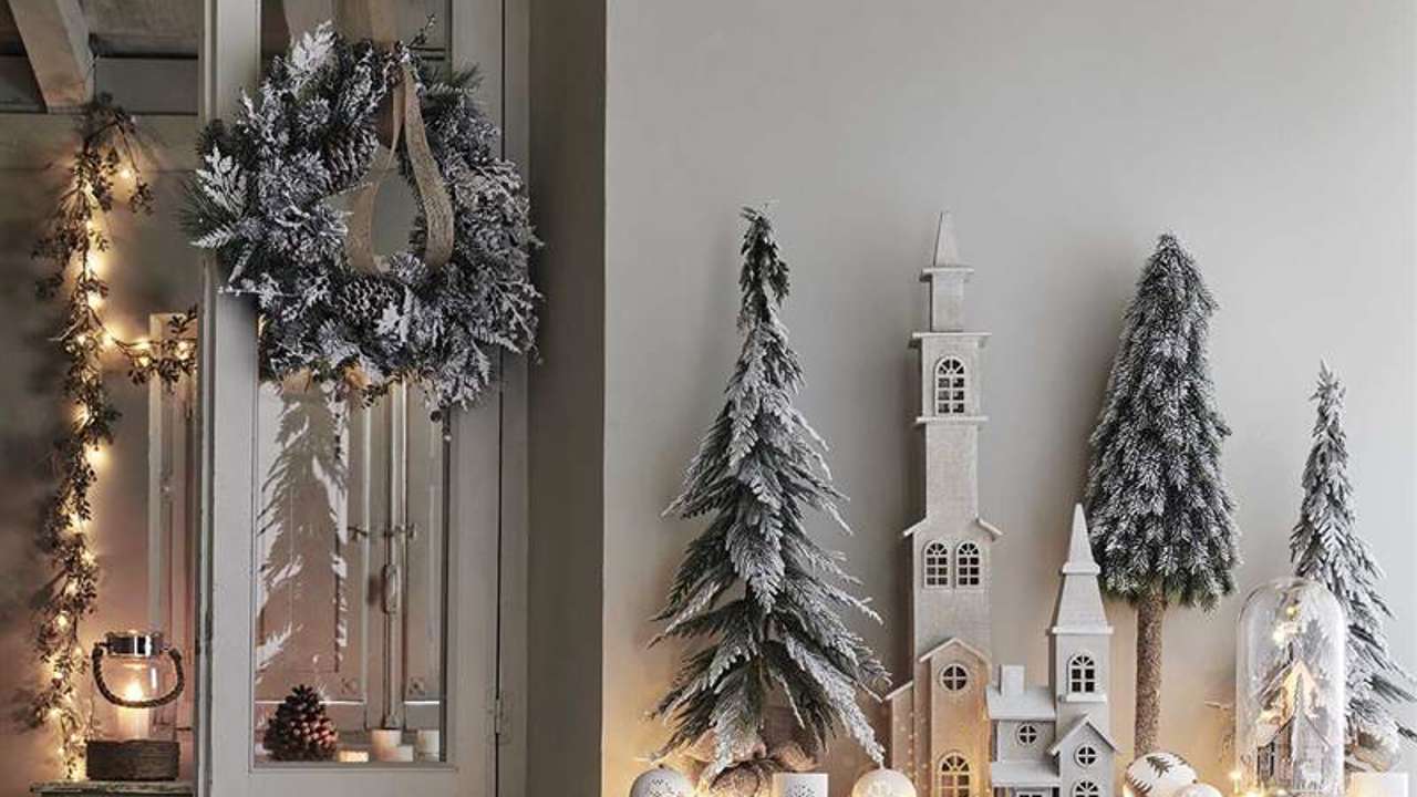 Cómo hacer la guirnalda navideña más resultona, fácil y barata para decorar puertas paso a paso