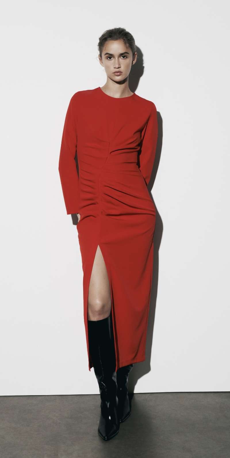 Vestido rojo Zara
