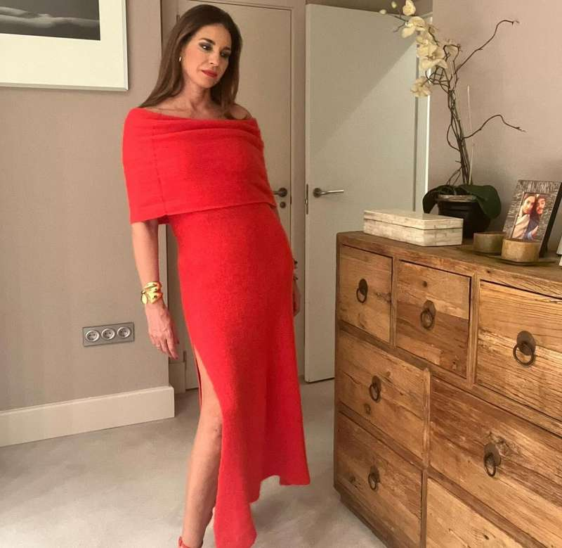 Vestido rojo Mariló Montero