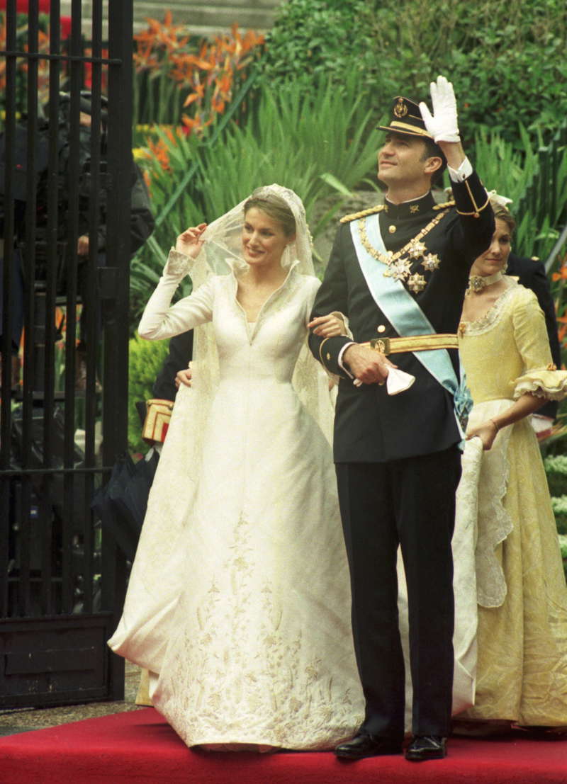 Felipe VI y Letizia en su boda