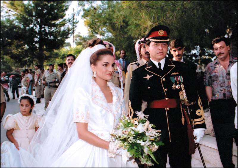 Rania de Jordania boda