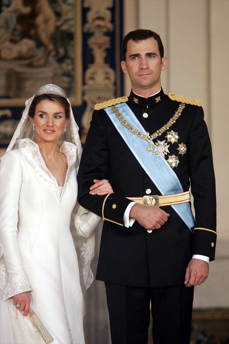 Felipe VI y Letizia en su boda