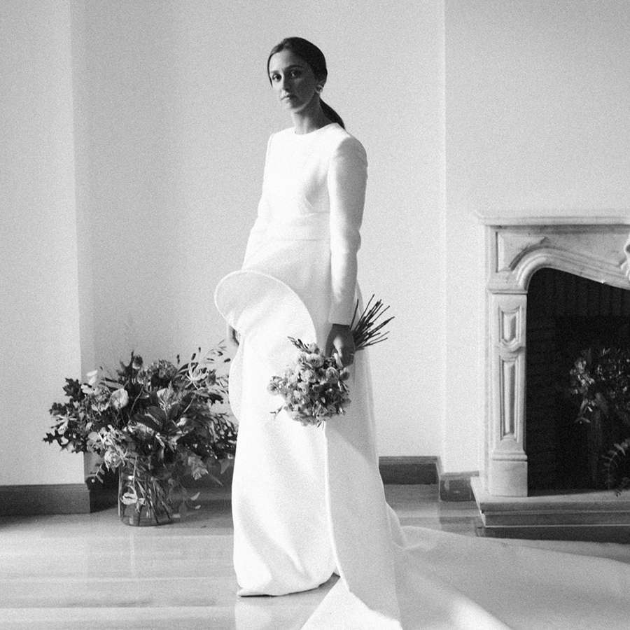 El vestido de novia de Ana: un diseño de Alta Costura hecho por su hermano, Diego Estrada, que sorprendió a las invitadas