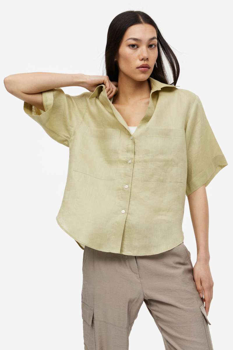 Blusa de lino de H&M