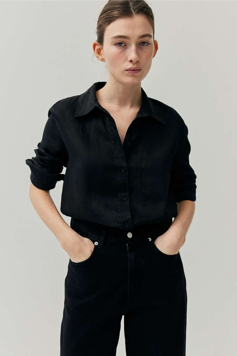 Blusa negra de H&M