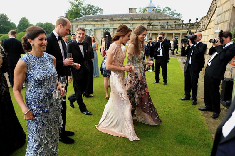 Kate Middleton y amigos