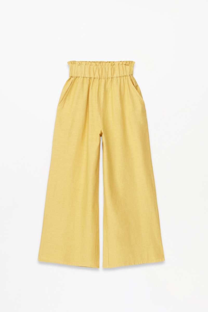 pantalon culotte amarillo lefties