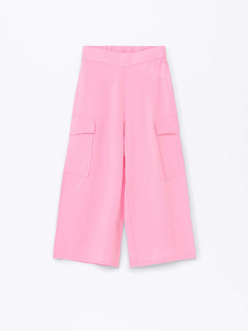 pantalon rosa cargo lefties