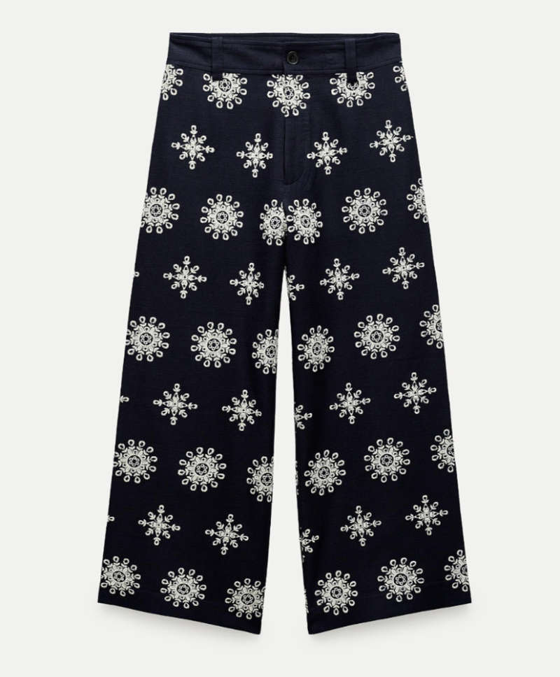 Embroidered trousers