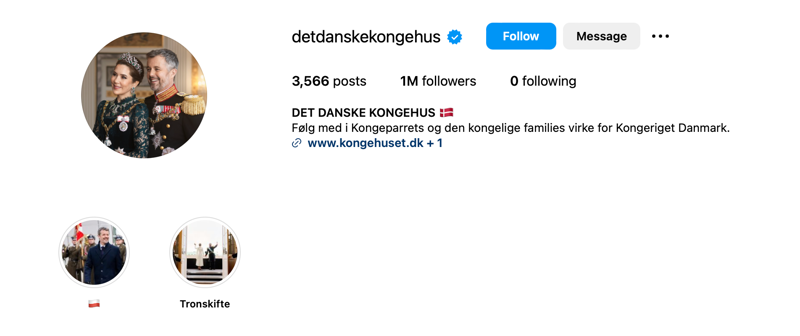 los reyes de Dinamarca cambia foto