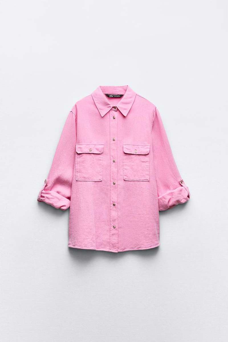Camisa Rosa Zara