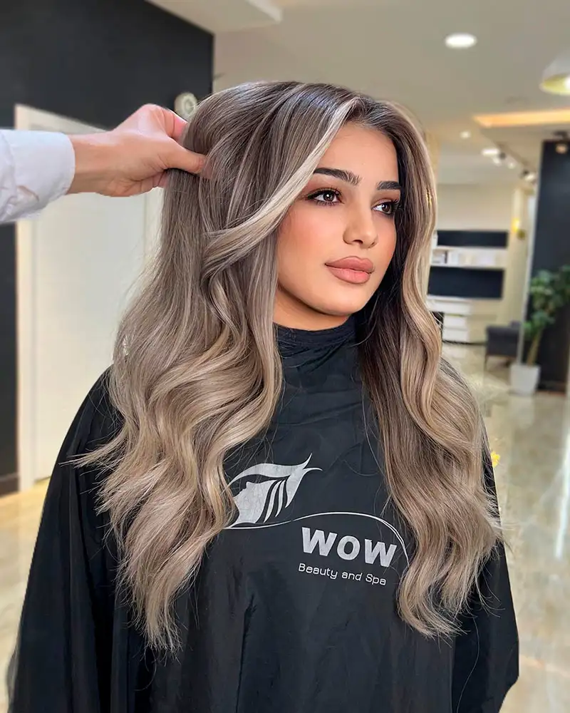 Mechas para disimular canas: 'lowlights'