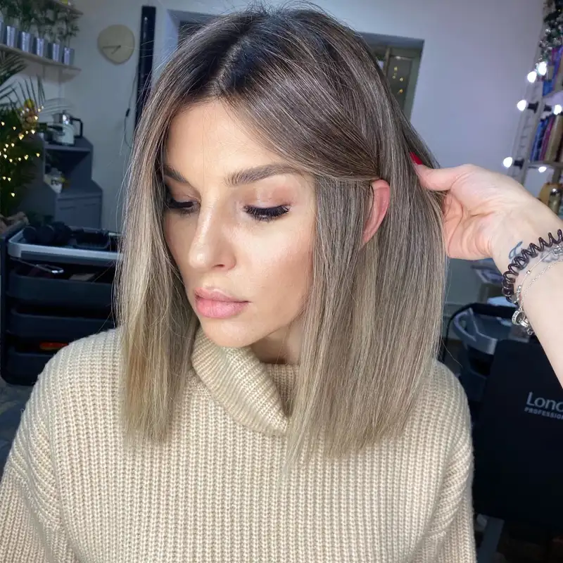 mechas para disimular canas  Mechas ombré