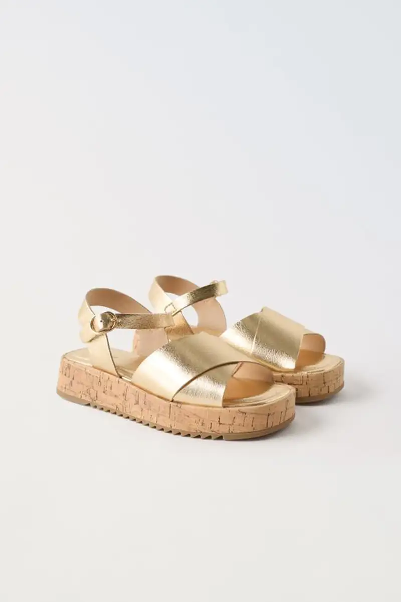 Sandalias con plataforma de Zara Kids
