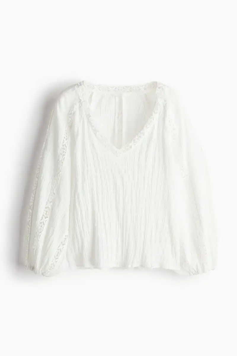 Blusa blanca de H&M