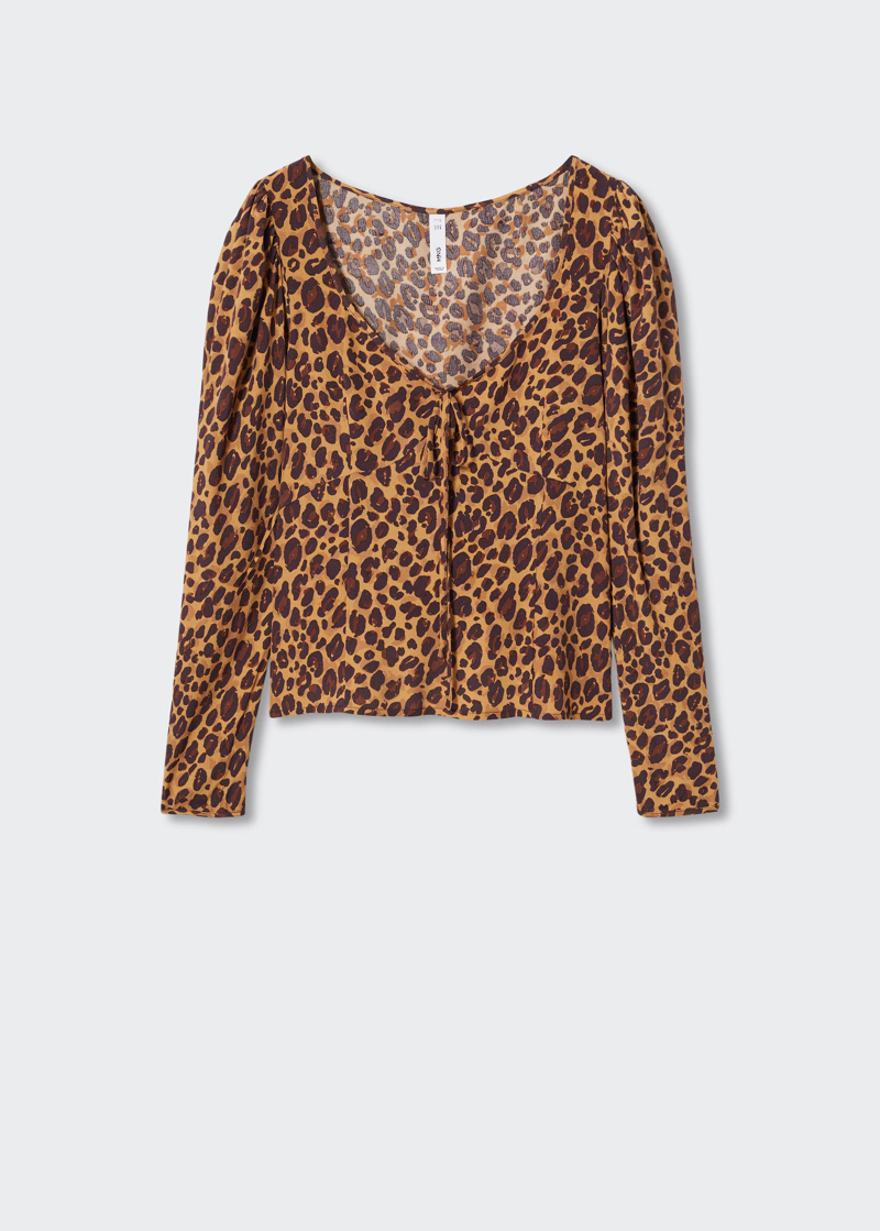 blusa leopardo