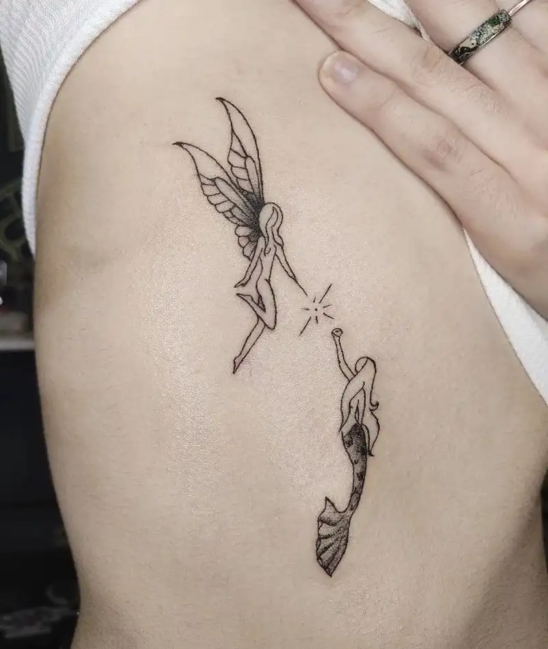 tatuaje hada mujer