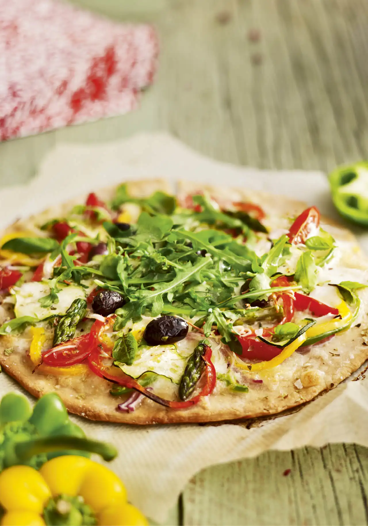 cenas saludables adelgazar pizza verduras