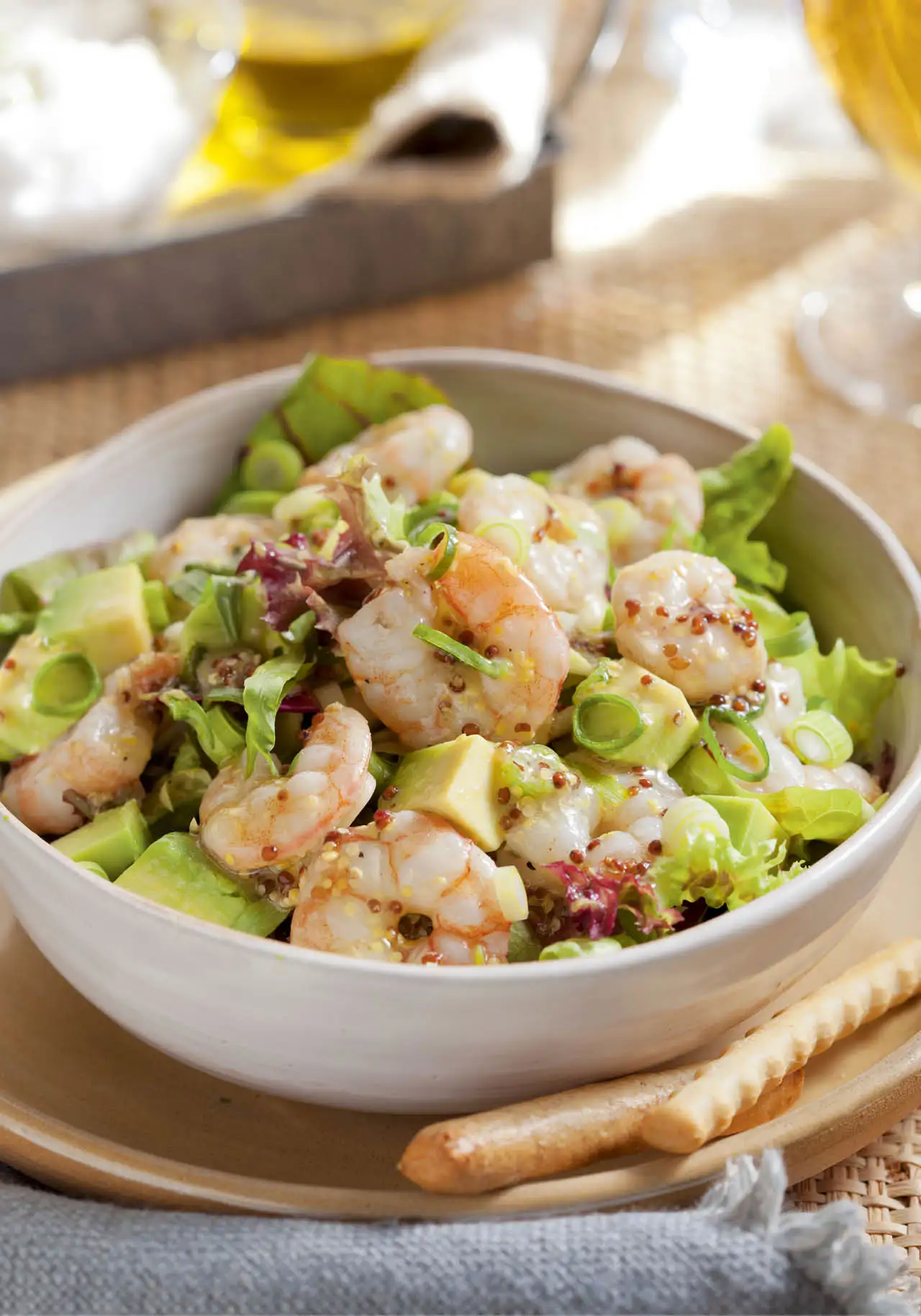 ensaladas originales gambas aguacate