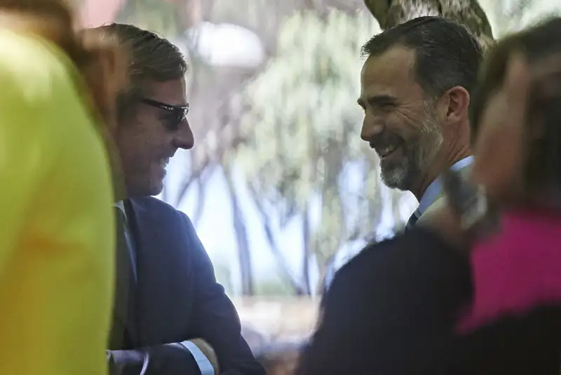 Felipe VI y Beltrán Gómez Acebo