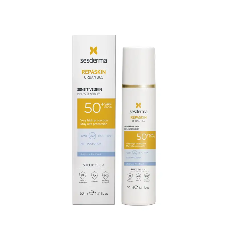 rutina de skin care REPASKIN URBAN 365 piel sensible sesderma