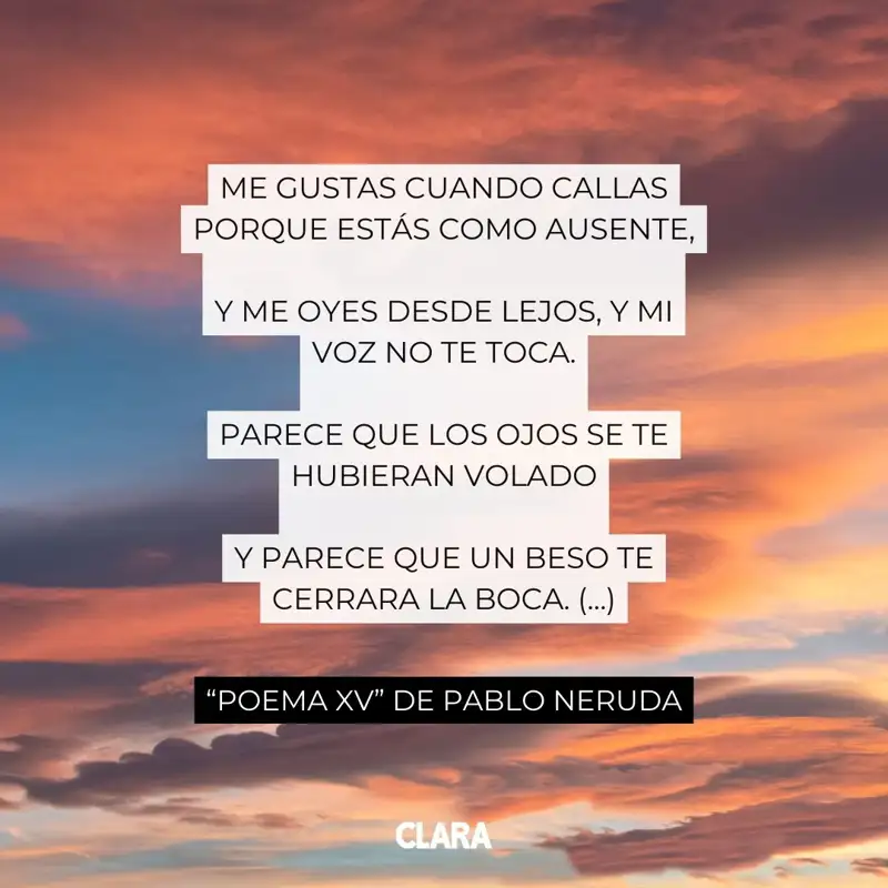 Poemas de Pablo Neruda