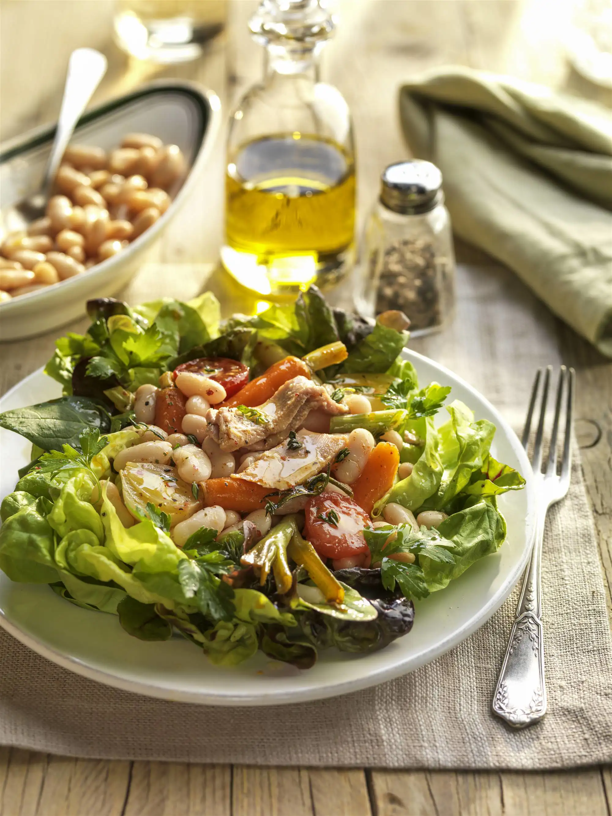 Ensalada de alubias