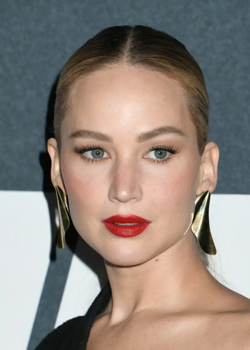 maquillaje de ojos caídos o tristes Jennifer Lawrence